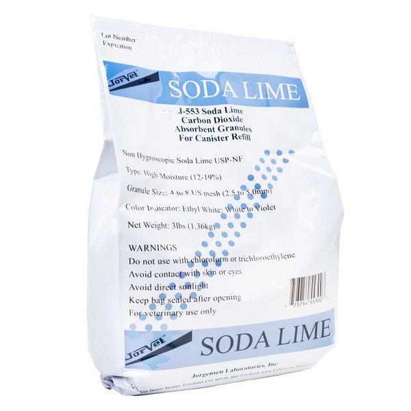 Jorvet Soda Lime, 3lb Bag J0553